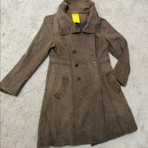 Vaute Couture Brown Trench Coat Size M